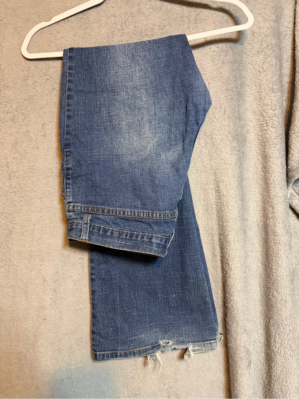 SO Women's Wide Leg Flare Jeans in Medium Blue